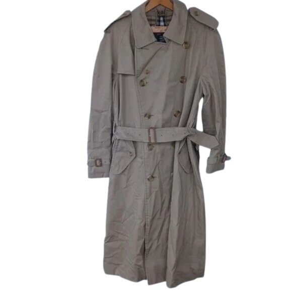 Burberry women vintage trench jacket coat tan Size 38 - Picture 1 of 2